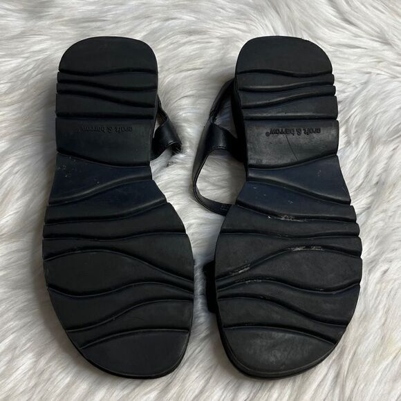 Croft & Barrow St. Catherine Strappy Flat Sandals Black Size 6.5 - Picture 5 of 7